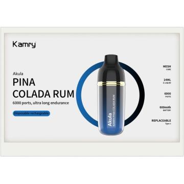 Kamry Akula 6000 Puff Wholesale USA有名な蒸気