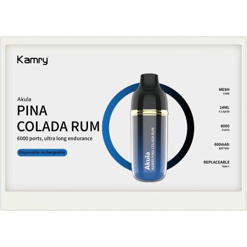 米国のKamry Akula 6000 Puff使い捨てキット