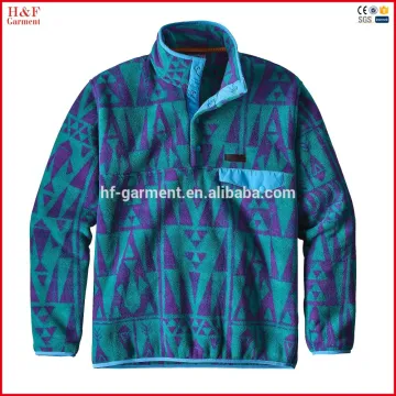 Customized design new style 1/4 zip fleece pullover mens