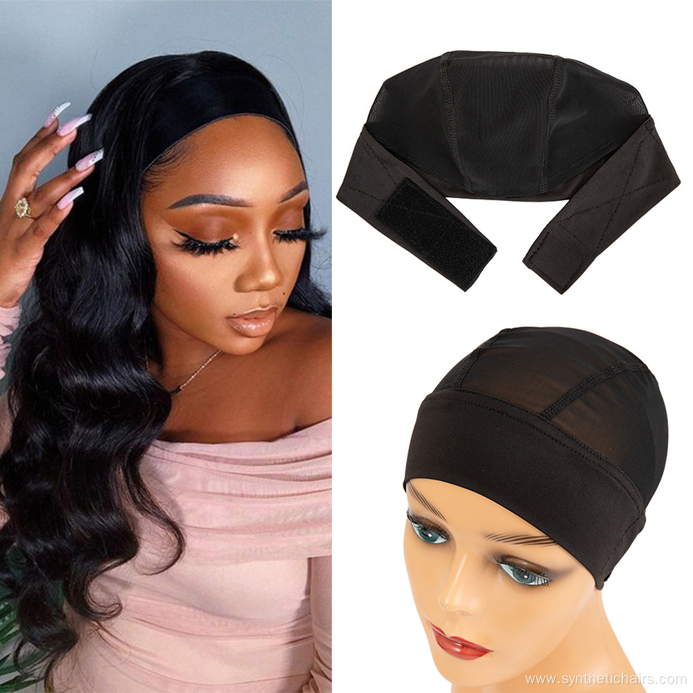 Glueless Spandex Net Elastic Mesh Headband Wig Cap