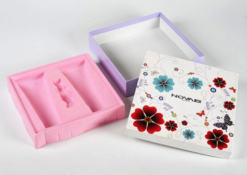Luxury Cosmetic Packing Box with Pink EVA Insert