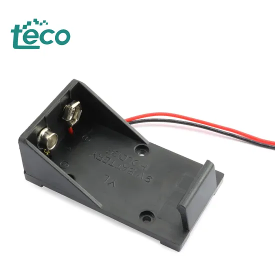 High-Temperature Resistant 9V Battery Holder with Wire: Secure 9V Battery Fixing Box