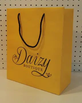 Art Nylon Rope Handle Cardboard Paper Bag