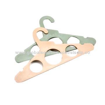 Plastic Clothes Hangers, Made of PS, Measures 400*225*10mm