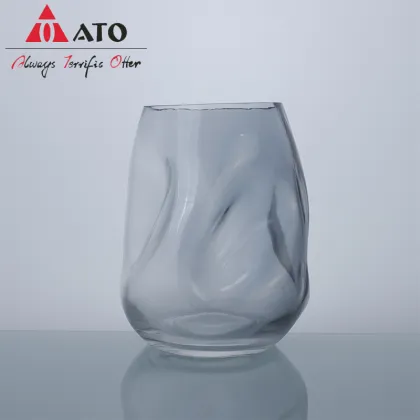 Special-shaped Glass Flower Vase Mouth Blown Glass Vase