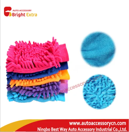 Soft Chenille Material Car Wash Mitt