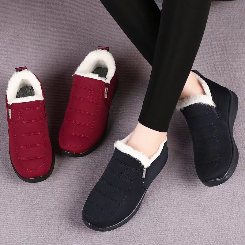 Thickened and warm cotton shoes, grandma shoes