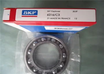 Heavy Load Deep Groove Ball Bearing 6216 C3  With Snap Ring / Snap Ring Groove