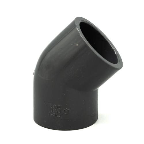 PVC শিল্প কনুই 45° PN10/PN16
