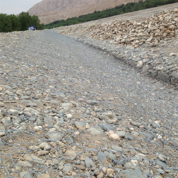 Hexagonal Galvanized Gabion Mattress For Flood Control