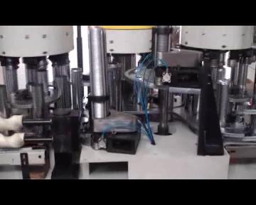 Aerosol tin can making equipment combination machine necking flanging seaming