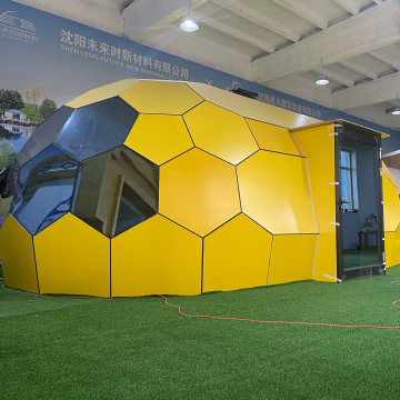 Luxury Geodesic Dome Tents for Glamping with Sandwich Panel Houses