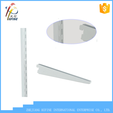 shelf bracket for double slotted wall standard