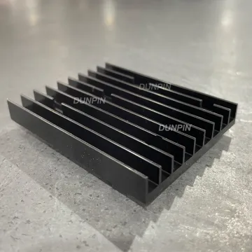 Black Anodized Aluminum Heat Sink for Welding
