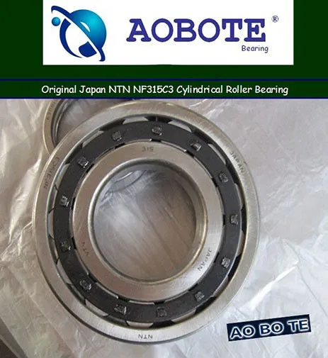 Ntn Cylindrical Roller Bearings Nf315c3 , Z2 Carbon Steel And Low Vibration