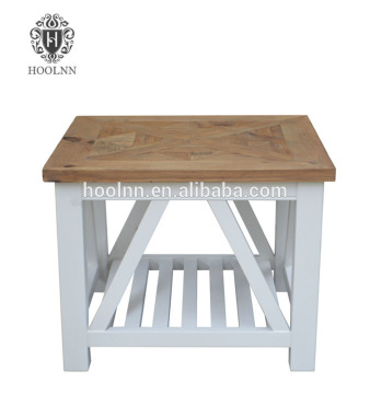 French Country Recycled Wood Side Table SG431-1