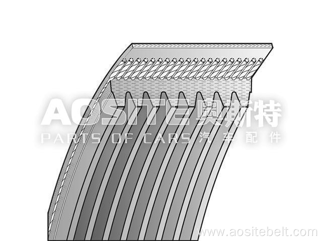 V-Ribbed Belt For Car DAF CF