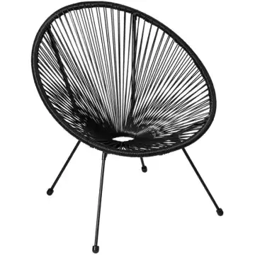Oval Weave Lounge Patio Chair Bistro Set