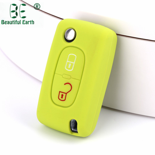 Silicone Peugeot 407 Key Cover For Car