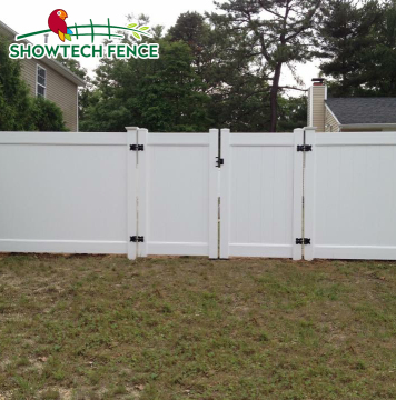 Fence in PVC a prezzi accessibili progetti a doppio gate per privacy
