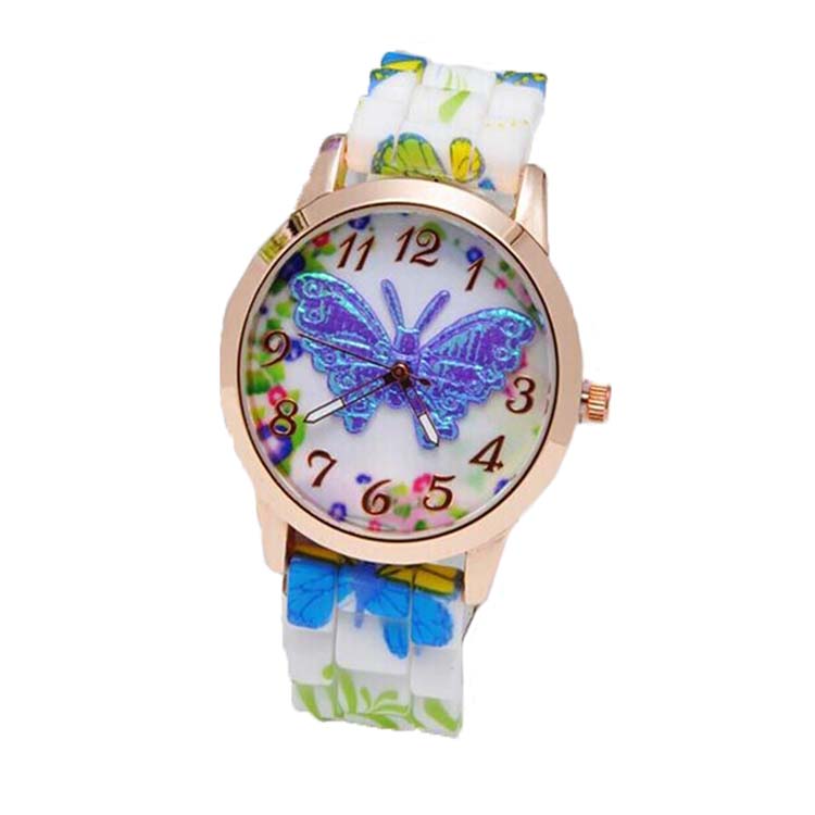 New Arrival Girls Silicone Band Watch