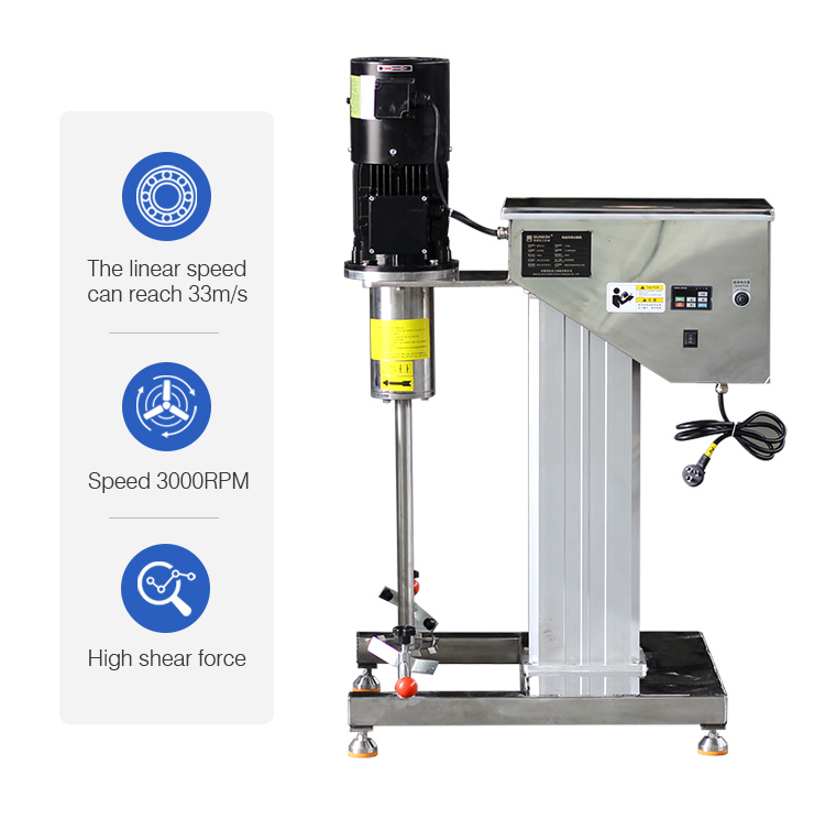 Laboratory Paint Mixer: High Speed Dissolver For Stainless Steel ...