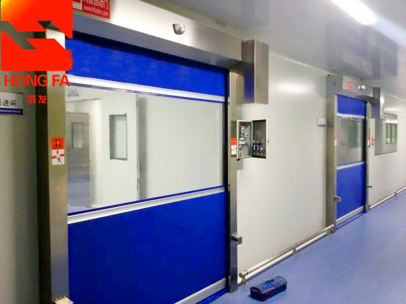 Automatic PVC Curtain Rapid Roller shutter Door