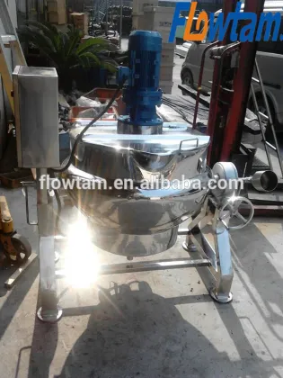 stainless steel steam jacket brew kettle