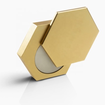 Custom Magnetic Refillable Metal Makeup Jars - Cosmetics Metal Compact Case & Solid Perfume Containers