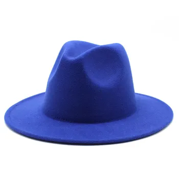 Wholesale High-Quality Woolen Panama Fedora Hats - Winter Warm Vintage Jazz Hats for Women