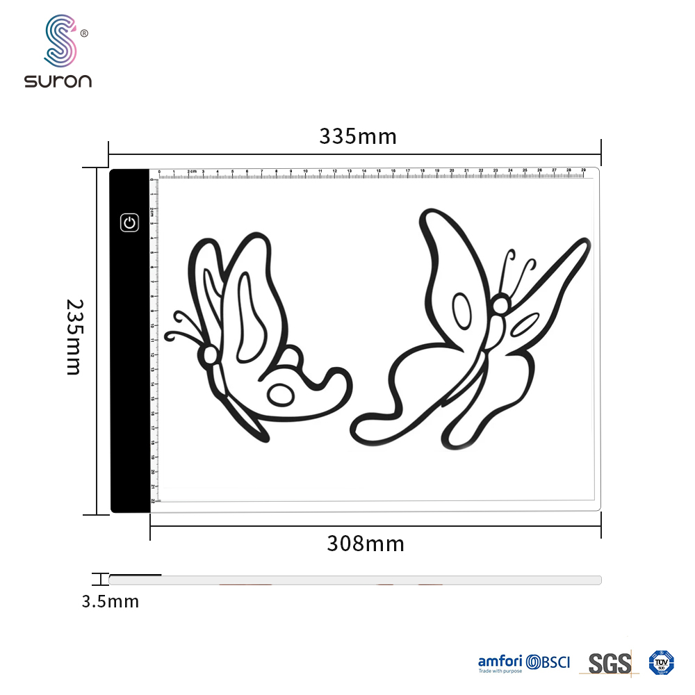 Suron Dimmable LED Drawing Tracing Pad