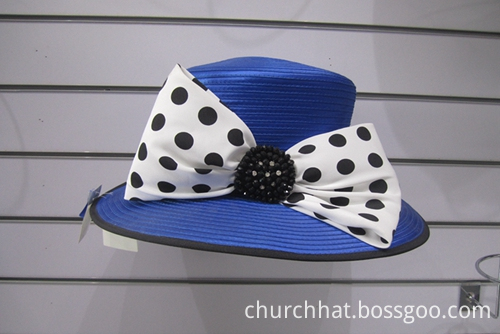 Chiffon Dot Fabric Hats