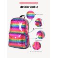 New Style Fashion CUSTOM design sequin Bag For Girls Ladies Cute Colorful Backpack