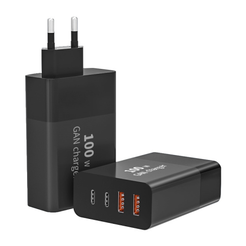 Dual USB QC3.0 PD3.0 100W Gan Travel Charger