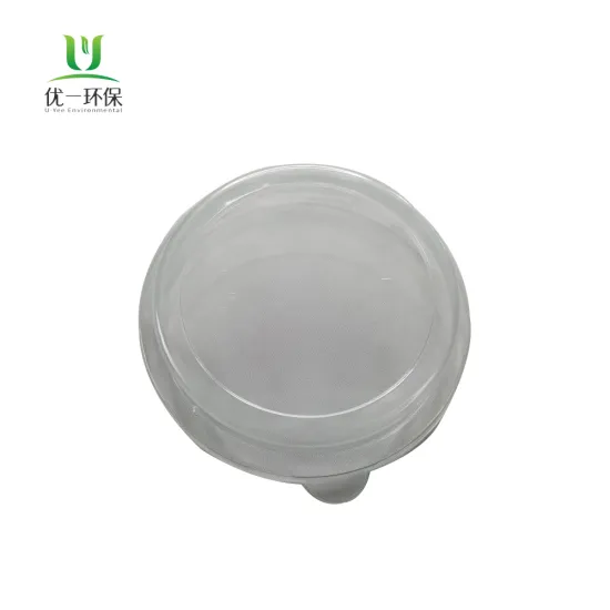 Disposable for Food Bowl 350ml/500ml/850ml PET Plastic Lid