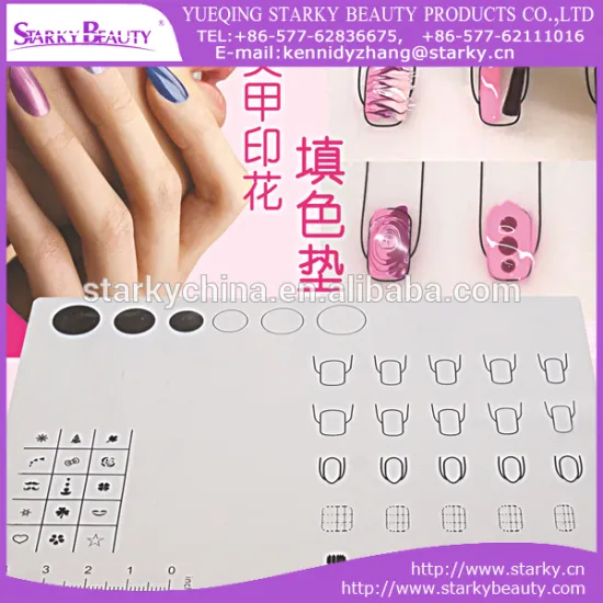 Deft Design Manicure Tools Customized Soft Silicone Nail Design Art Mat
