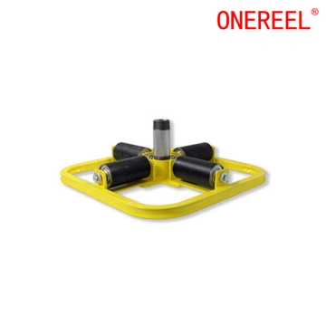 Detachable Type Drum Brakes Cable Reel Stand Wire Rope Reel Support  Conductor