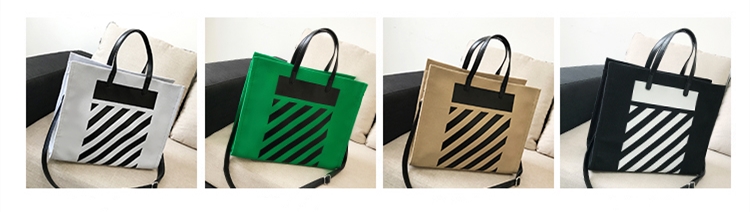 Canvas Bag With Zipper