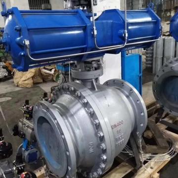 DN200-500 Pneumatic trunnion ball valve