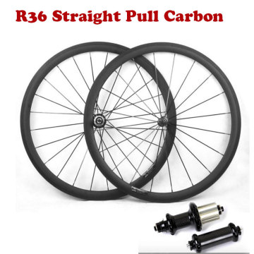 Super Light Carbon Road Bike Wheelset 700C 38/50/60/88mm with Straight Pull R36 Carbon Hub Basalt Brake Surface Bicycle Wheels