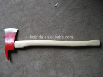 wooden handle firefighter axe for fire fighting