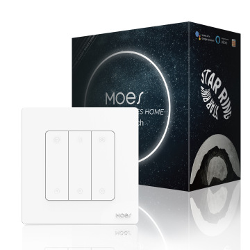 Moes Star Ring Series Zigbee Smart Push Button Dimmer Switches
