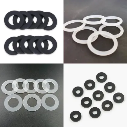 Black Nylon PA66 Flat Washers,custom Nylon Washers
