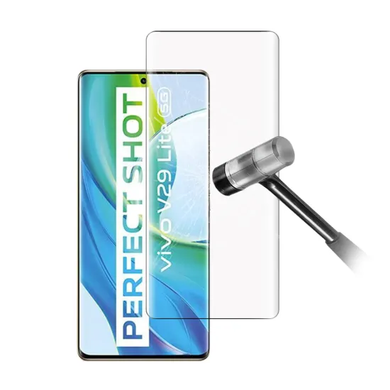 0.25mm 9H 3D Full Cover Curved Tempered Glass Film for vivo V29 Lite 5G Screen Protector