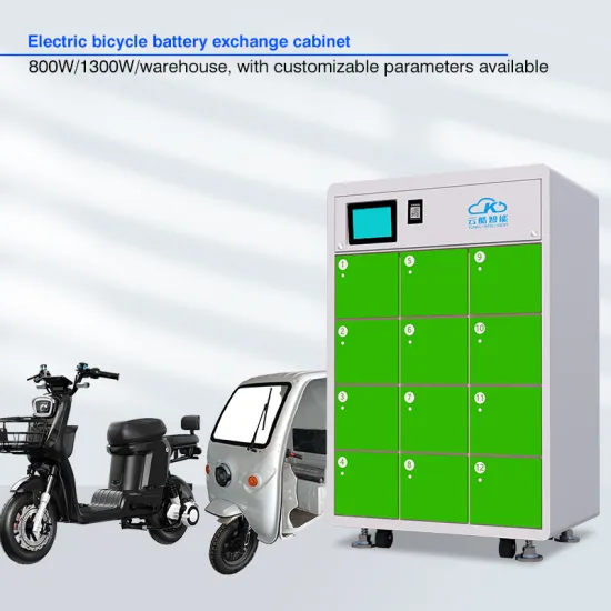 12Slots Battery Swap Cabinet Designed for Front Maintenance