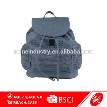 The Newest Hollow Out Design PU Leather Women Backpack Bag