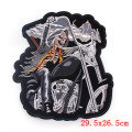 Grote Punk Rock Bike Motorcycle geborduurde patches