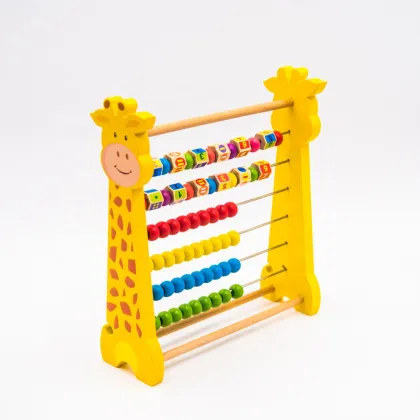 2024 Top Trending Kids Learning Toys: Wooden Math Operation Number Bead DIY Puzzles