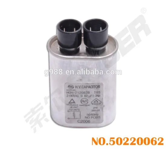 Microwave Oven Parts Best Quality 0.82 UF Capacitor for Microwave Oven