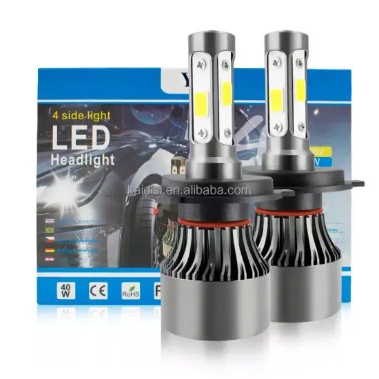 Super Bright X7 H7 Universal Car LED Headlight Bulbs: 80W 4-Side COB Chip for Stylish Illumination